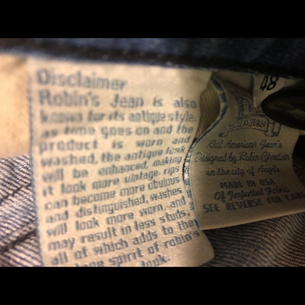 Authentic Big Men Robin Jeans Size 48-through 52